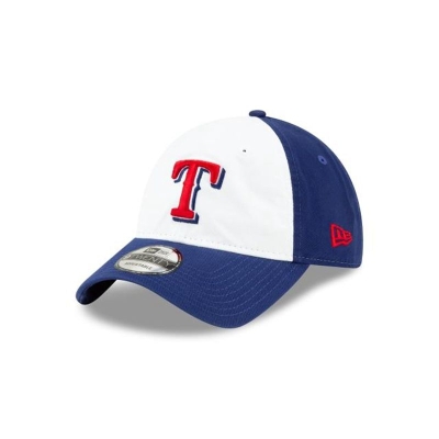 Texas Rangers Gorra | New Era MLB White Otc 9twenty Adjustable Cap Mexico - Blancos